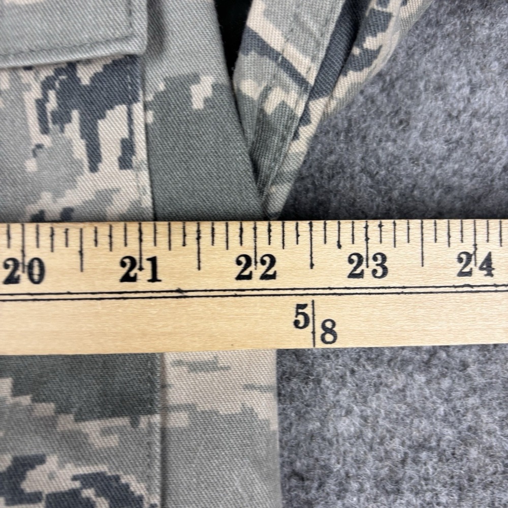 US Air Force ABU Military Jacket 44 Long Tiger Stripe Combat Coat Camo EUC Green - Picture 5 of 10
